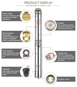 Máy bơm chìm giếng sâu FLY PUMP 4SDM 0.75HP/1HP/2HP/3HP/4HP, bơm nước thải, áp suất cao, chất lượng cao, xuất xứ Trung Quốc - Product Image 5