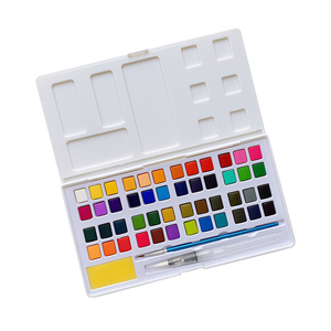Artiste — ensemble de peinture <span class=keywords><strong>aquarelle</strong></span>, 36 couleurs, Portable, métallique solide - Product Image 1