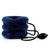 FSPG Usine En Gros Portable Gonflable Cou Soutien Confortable Pleine Polaire Multicolore avec Traction Cervicale
