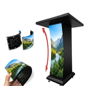 Pantalla LED para Podio Interior a Todo Color P1.86, 600x500x1250mm, <span class=keywords><strong>Atril</strong></span> Digital con Módulo LED GOB Flexible para Conferencias y Salas de Lectura - Product Image 3