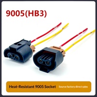Conector de Goma para Faros de Coche, Enchufe de Madera, 9006 HB4, Conector de Bombilla 9005 HB3, Soporte de Lámpara HIR2, Original de Fábrica