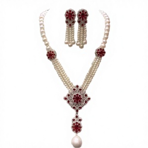 Collier ras du cou <span class=keywords><strong>YOB</strong></span> haut de gamme en perles naturelles plaqué or, chaîne à billes, forme classique, pour femme, anniversaire, 8-8,5 mm CMA - Product Image 3