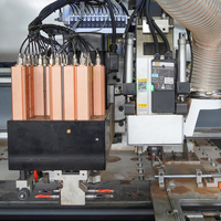 Machine de perçage et de fraisage CNC six faces JIYU CD612-2 avec moteur 48 kW, outil de perçage PVC haute productivité pour le perçage de circuits imprimés