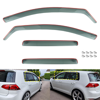 Kit de déflecteurs pare-vent, pare-pluie et pare-soleil gauche et droit, 4 pièces, pour VW Golf VII MK7 Hatchback 2012-2020 5 portes