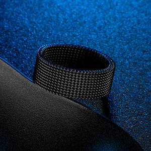yunnique style minimalist deformable checkered mesh <b>ring</b>, 8mm <b>titanium</b> steel <b>ring</b>, unisex high-quality fashion jewe - Product Image 3