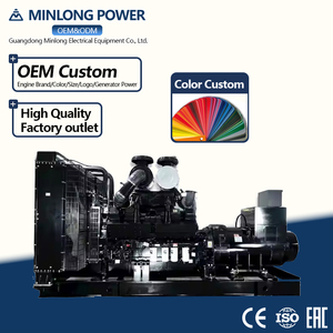 800Kw 1000Kva Cumming Open Genset Industrial Backup Efficient 3 Phase 380V 400V 50Hz 1500RPM <b>Generator</b> Set - Product Image 1