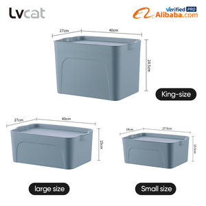 Đa-Mục Đích Phòng Tắm Tổ Chức Dầu Gội Nhà Bếp Gia Vị Phòng Ngủ Đồ Lót Quần Áo Nhựa Lưu Trữ Hộp Thùng Với Nắp - Product Image 4