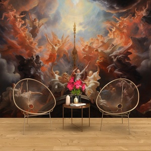 Papel pintado autoadhesivo <span class=keywords><strong>de</strong></span> estilo europeo The Heavenly Kingdom Odes to the Renaissance Murals - Product Image 2