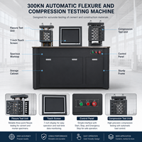 Máquina de Ensayo de Compresión y Flexión de Cemento de 300kN Controlada por Computadora para Laboratorio de Calidad