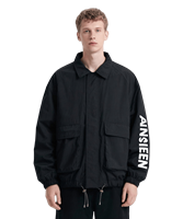 Veste d'entraîneur personnalisée de haute qualité pour hommes avec fermeture à double boutonnage et placement de logo sur le devant grande taille disponible