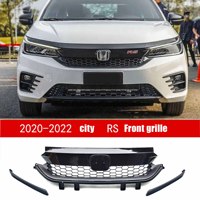 Kit carrosserie 2020-2022 pour Honda City Sports Bodykit Pare-chocs avant Grille Accessoires Jupes latérales Aileron arrière Spoiler de mise à niveau