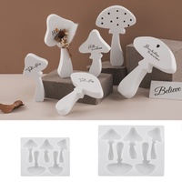 Moule en silicone pour bougie décorative en forme de champignon Early Riser, pour résine, plâtre, ciment, miroir irrégulier, bricolage, décoration de la maison, artisanat