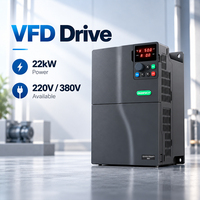 Variateur de fréquence triphasé haute performance 22-45KW AC-DC-AC avec contrôle V/F et SVC pour moteurs, ventilateurs, souffleurs, pompes, convoyeurs IP20