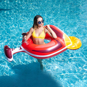 Conception de vente chaude d'usine boisson d'été tours de natation rouge vert anneau de <span class=keywords><strong>piscine</strong></span> gonflable flotteur anneau de natation pour adultes enfants - Product Image 4