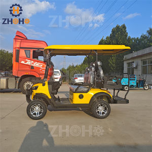 कस्टम डीलक्स ऑफ-रोड इलेक्ट्रिक गोल्फ कार्ट 2-4 सीटर स्ट्रीट-कानूनी क्लब कार - Product Image 6