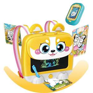 Tablette de <span class=keywords><strong>dessin</strong></span> LCD multifonctionnelle Yuglow pour enfants, portable, avec sangle d'épaule, jouet éducatif précoce, cadeau - Product Image 2