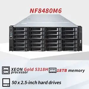 แร็คเซิร์ฟเวอร์เซิร์ฟเวอร์ Intel Xeon Inspur NF8480M6 คุณภาพสูง