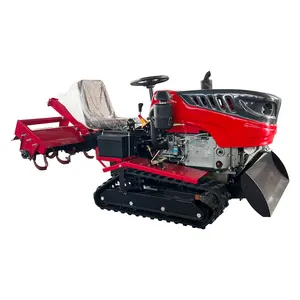 Ventes d'usine Avec un cultivateur rotatif moteur diesel tracteur amphibie micro tracteur pour les terres de culture du café