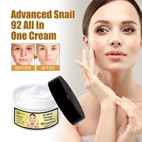 Crème raffermissante anti-âge à l'escargot, hydratante, éclaircissante et raffermissante pour le visage, pour des effets anti-âge