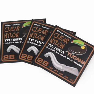 Tucana 028 corde di <span class=keywords><strong>chitarra</strong></span> in plastica trasparente in Nylon classico calibro di buona qualità confezionato per chitarre classiche - Product Image 1