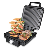 Machine à sandwich RAF Sandwhichera 1500W, gril antiadhésif pour petit-déjeuner, panini, toasts et cuisson à la maison