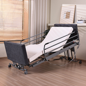 Lit médical électrique de luxe pour maison de retraite, usage hospitalier, anti-chute, pour personnes atteintes de démence, soins aux personnes âgées, avec garantie de 5 ans - Product Image 2