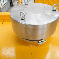 Vanne de décharge de pression supérieure pour silo DOM PRV273, vanne de sécurité à ressort pour silo à ciment, centrale à béton
