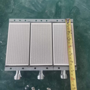 Quemador infrarrojo directo de fábrica de <span class=keywords><strong>3</strong></span> piezas, placas de cerámica de acero inoxidable para estufa, calentador de <span class=keywords><strong>Gas</strong></span> de fila de fuego, <span class=keywords><strong>Gas</strong></span> <span class=keywords><strong>Natural</strong></span> listo - Product Image 2