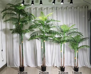 160cm 280cm Areca Triandra Décor À La Maison Grands Arbres Collection En Pot Plantes Vertes Artificielles Faux Arbre Haute Plantes Areca Triandra - Product Image 1