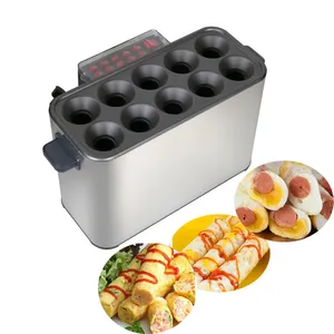 High speed Egg sausage machine 10 holes electric omelette master egg sausage baked machine 1400W