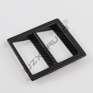 WZXD Cache-bouton de commande des phares en fibre de carbone pour voiture, accessoires intérieurs 2024 pour Fortuner pour Rocco - Product Image 5