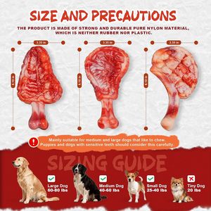 Jouet pour chien en nylon résistant, nouveau design, indestructible, pour mâcheurs agressifs, vente en gros - Product Image 4