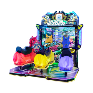 Colorful Park Hotselling Coin Operated Mini GoGo <strong>Jockey</strong> <strong>Horse</strong> Riding Car Racing Video Draving Simulator <strong>Game</strong> <strong>Machine</strong> for Sale - Product Image 4