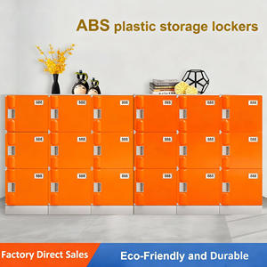 Armoire à casiers électronique à vente chaude, casier en plastique pour le personnel de l'atelier, salle de sport, structure assemblée - Product Image 4