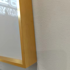 Khung ảnh tròn bằng nhôm kim loại mạ vàng đen, dùng làm gương trang trí tường phòng tắm, phòng ăn, phòng ngủ - Product Image 1