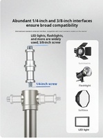 Support d'éclairage mobile en acier inoxydable de 2,8 m, trépied réglable en hauteur pour photographie, support pour flash de studio, boîte à lumière, diffusion en direct