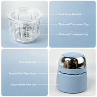 Robot culinaire pour bébé, mini mixeur électrique, bol compact et portable de qualité alimentaire, hachoir à aliments domestique