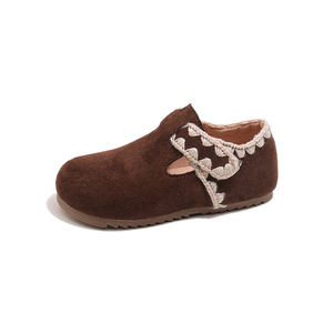 Zapatos Infantiles para <span class=keywords><strong>Niña</strong></span>, con Cordones, Suela Suave de Cuero, Duraderos, Primavera, Estilo Coreano, Tipo <span class=keywords><strong>Birkenstock</strong></span> para <span class=keywords><strong>Niña</strong></span> Pequeña - Product Image 6