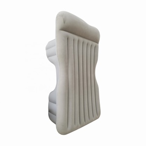 PVC Flocking Portable Travel Camping Vacation Floating <b>Thin</b> <b>Mattress</b> Bed Sleep air <b>Mattress</b> Inflatable Car air Bed - Product Image 4