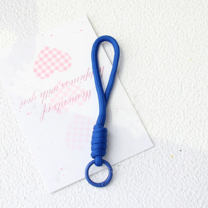 Llaveros de Cuerda de Nailon Multicolor, Anillo para Llaves, Correa de Muñeca, Llaveros de Moda Macaron, Correa de Muñeca para Teléfono Móvil, Llavero para Exteriores - Product Image 6