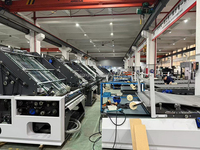 Machine de laminage de papier ondulé pour emballage de boutique, boîte en carton personnalisée en usine, entièrement automatique, haute précision, 150 m/min