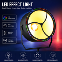 Projecteur LED Rétro 350W, Effet d'Ambiance RGB Lumière du Jour 200W, DMX Vintage en Aluminium, Dimmable, 10000 Lumens, Disco, 50000 Heures