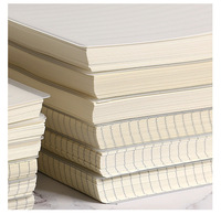 Fournisseur de papeterie Cahier PP à couverture transparente Bloc-notes vierge doublé carré Simple pas cher en vrac A4 A5 B5 Carnets à spirale avec logo