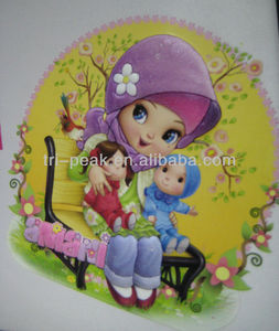 Dễ dàng Puff <span class=keywords><strong>Flex</strong></span> 3D tùy chỉnh Puff in truyền nhiệt thiết kế phim hoạt hình cho trẻ em - Product Image 3