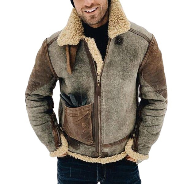 mens fur lined fleece jackets 