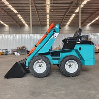 Minicargadora con Ruedas y Tanque de Aceite Hidráulico de 20L, Programa de Exportación para Distribuidores