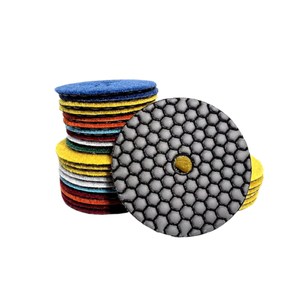 Discos de Polimento Abrasivos de Resina Diamantada OEM Personalizados de Alta Eficiência # 50-3000 para Polimento de Pedras - Product Image 1