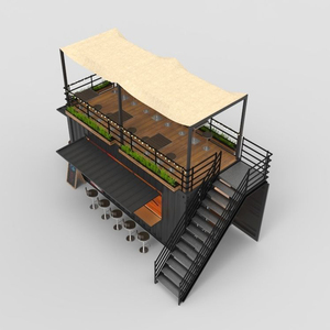 Popolare Container Pieghevole per Caffetteria in Cina, Ristorante Container di Lusso 20FT 40FT, Bar Container con <span class=keywords><strong>Cucina</strong></span> - Product Image 4