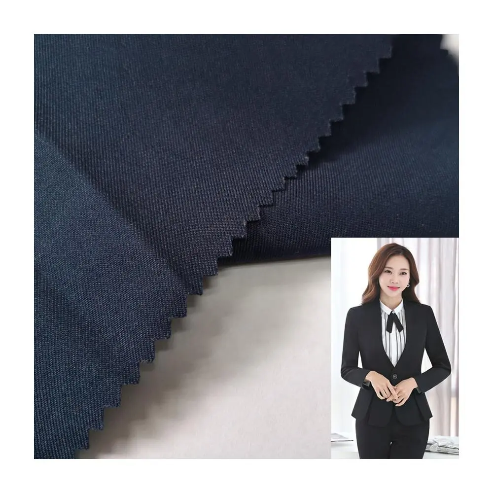 Trung Quốc Nhà Máy 100% Polyester Twill Gabardine Vải Giá Vải Gabardine