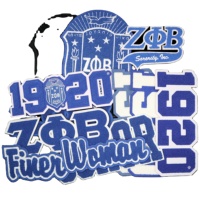 Patch brodé à coudre en tissu non tissé, motif lettre grecque 3D Zeta Amicae 1948 Sorority, 11 pouces, avec fleur en forme de cœur pour chapeau
